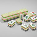 Bamboo Stripe 4Layer American Mahjong Tiles Set