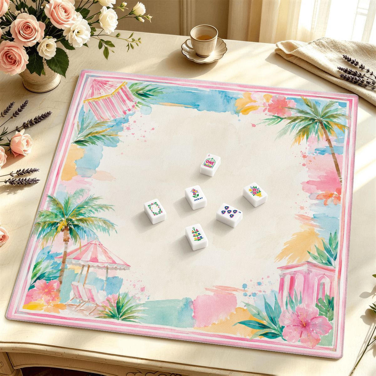 Cabana Club Premium Mahjong Mat | Made in USA
