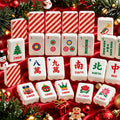 Candy Cane Playful Workshop Christmas Mahjong Tiles
