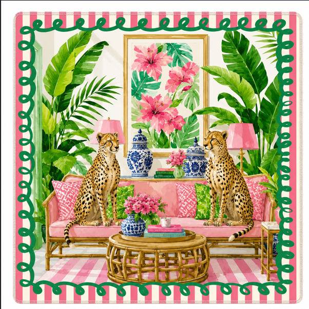 Cheetah Mahjong Mat