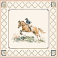 Trellis Run Equestrian Mahjong Mat