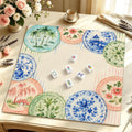 Garden Plates Premium Mahjong Mat | Made in USA