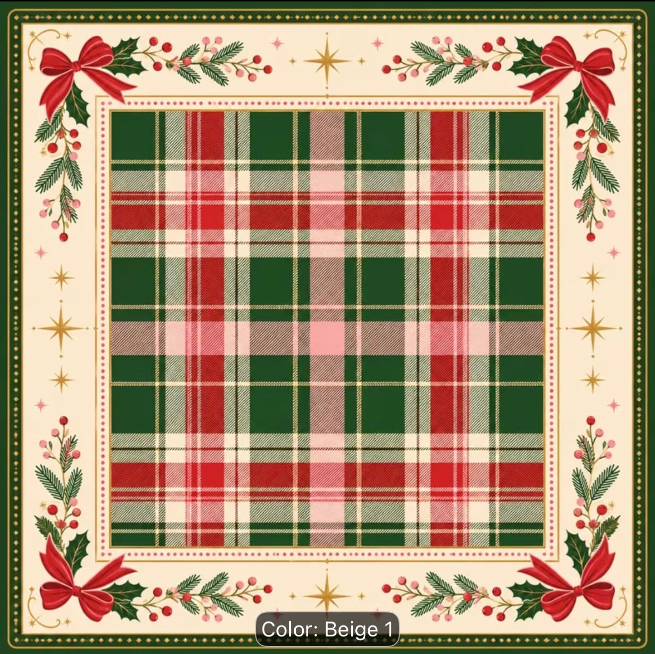 Tartan Mahjong Mat